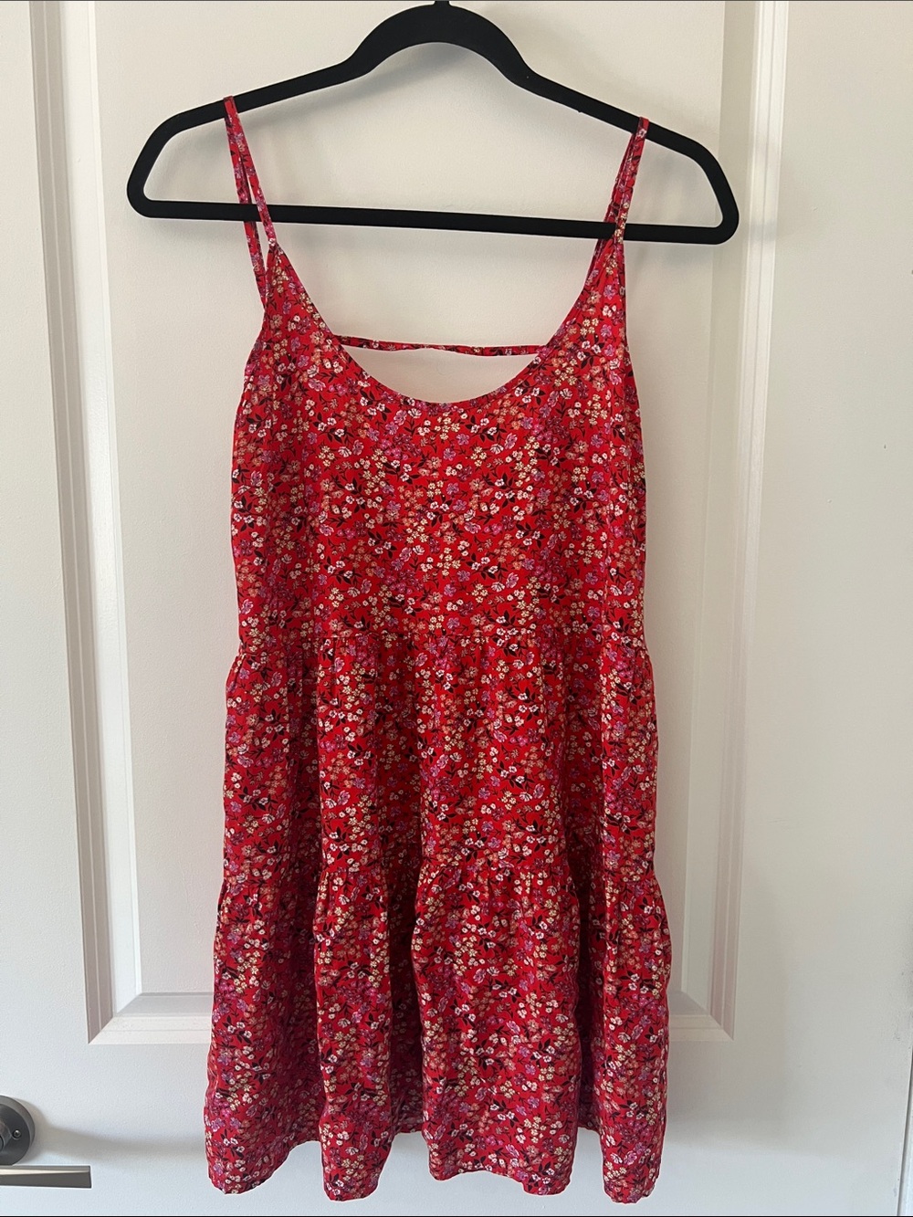 Kulani Kinis Red Floral Mini Dress